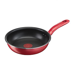 Chảo chiên chống dính đáy từ Tefal So Chef G1350296 21cm (Đỏ) - Công nghệ Thermor-spot cảnh báo nhiệt - Hàng chính hãng