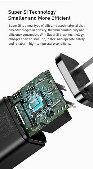 Cốc sạc nhanh Baseus Super Si PD 20W CCSUP-A01 for iPhone 12 (Màu ngẫu nhiên) HÀNG CHÍNH HÃNG