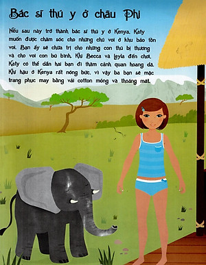 Sách Dán Hình Sáng Tạo Trang Phục Búp Bê - Công Việc Mơ Ước