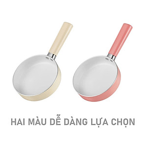Chảo nhôm chống dính an toàn Elmich Baby EL 5936AP, EL-5935AP, EL-5940YA (16-18cm), dùng cho mọi loại bếp - Hàng chính hãng