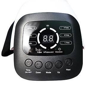 Máy Massage Đầu Gối Nikio NK-186 - Công Nghệ Rung, Túi Khí Xoa Bóp Nhẹ Nhàng Giúp Khớp Gối Thư Giãn, Giảm Đau Nhức - Kết Hợp Miếng Dán Xung Điện Matxa Giãn Cơ, Giảm Đau Nhức Toàn Thân - Dòng Pin Sạc