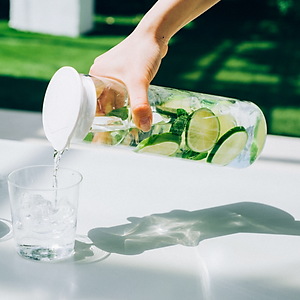 Bình thủy tinh Hario 1L 6FP-10-W (Trắng)