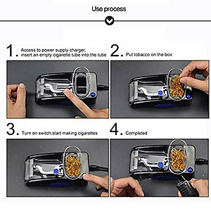 Automatic Electric Tobacco Roller Cigarette Injector Rolling Machine