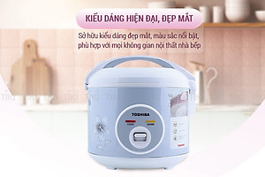 Nồi Cơm Nắp Gài Toshiba RC-10JFM(H)VN (1L) - Hàng chính hãng