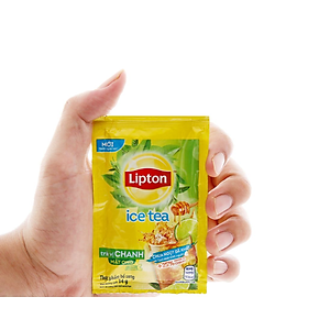 Combo 4 Trà Lipton Ice Tea Vị Chanh Mật Ong 16gói x 12gram/hộp