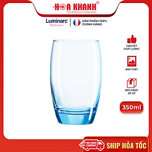 Ly Uống Nước Thủy Tinh Luminarc Salto Blue 350ML - J1585 - Bộ 6 ly