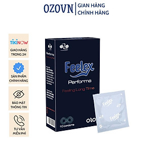 Bao cao su OZO Feelex Performa - Hộp 10 bcs