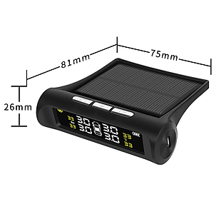 Cảm biến áp suất lốp van ngoài sử dụng năng lượng mặt trời