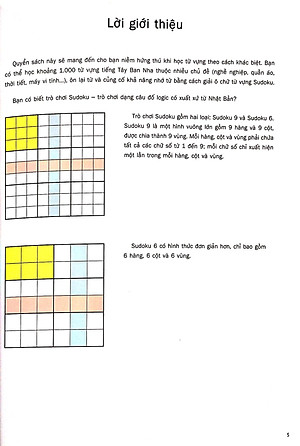 Sách Español Wodoku: Vui Học Từ Vựng Với Ô Chữ Sudoku