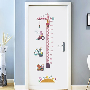 Miếng dán sticker Cleverbees đo chiều cho bé cao từ 60 cm tới 180 cm dán tường trang trí hình hoạt hình ngộ nghĩnh dễ dán Mẫu Clickmua23- Nhiều mẫu lựa chọn