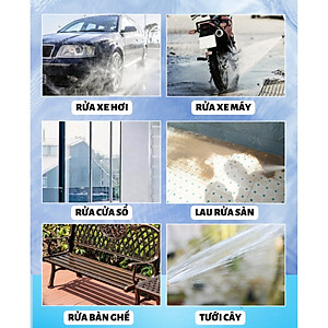 Bộ Đầu Vòi Xịt Tăng Áp Phun Nước Rửa Xe,Tưới Cây