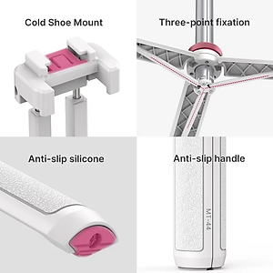 Ulanzi MT-44 - Tripod Mini Cho Máy Ảnh, Điện Thoại, Tải Trọng 1.5 Kg, Chiều Cao Tối Đa 109cm- Hàng chính hãng