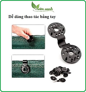 Bộ 50 Kẹp Vải Bạt Che Nắng Cho Nhà Kính Ngoài Trời, Dụng cụ kẹp bạt che nắng. Kẹp Tấm Lưới Che Nắng Ngoài Trời, Kẹp Lưới