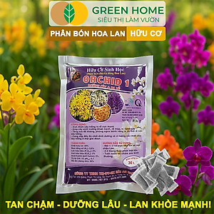 Phân Bón Lan Greenhome, 1 Tép, Túi Lưới, Tan Chậm, Không Mùi Hôi, Dưỡng Lan Ra Rễ, Xanh Tốt, Dùng Tốt Cho Sen Đá, Kiểng