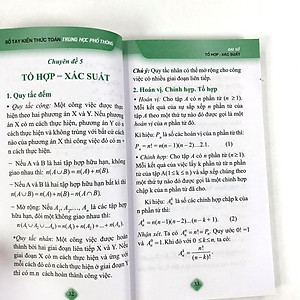 Sách: Combo 5 Cuốn Sổ Tay Kiến Thức Trung Học Phổ Thông