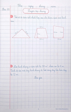 Vở Ô Li Bài Tập Toán 5 - Quyển 2 (2019)