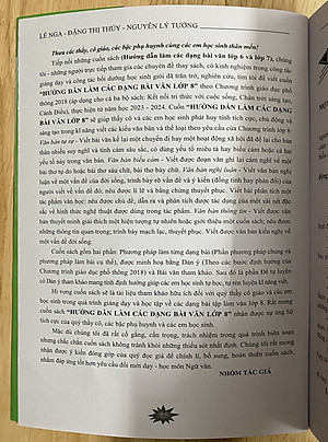 Hướng dẫn làm các dạng bài văn lớp 8 - Theo chương trình giáo dục phổ thông mới (Dùng chung cho cả ba bộ sách: Kết nối tri thức với cuộc sống - Chân trời sáng tạo - Cánh diều)