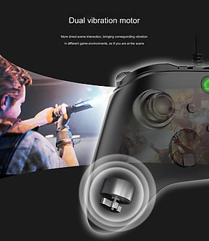 Gamepad tay game Có dây TS102 cho máy tính, laptop, smartphone, máy tính bảng hàng nhập khẩu