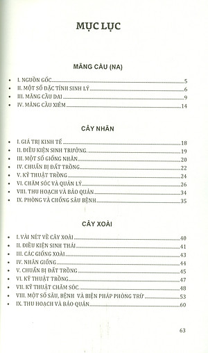Kỹ Thuật Trồng, Chăm Sóc Cho Năng Suất Cao MÃNG CẦU, NHÃN, XOÀI