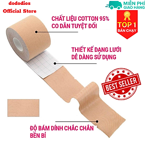 Băng keo dán cơ thể thao dododios chất liệu cao cấp chống chấn thương, bảo vệ trong quá trình tập gym, băng dán thể thao, băng dán cơ tay, băng dán cơ chân - Hàng chính hãng