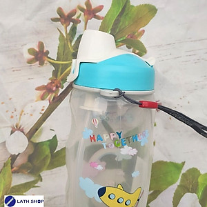 Bình Nước Có Ống Hút Và Dây Đeo Lock&Lock - HPP726TSP 350Ml - Hồng