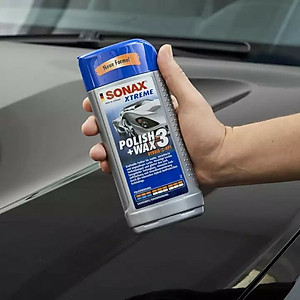 Xoá Xước-Đánh Bóng-Bảo Vệ Sơn Xe 3 Trong 1 Dạng Lai SONAX Xtreme Wax 3 in 1 Hybit NPT 202100 (250ml)