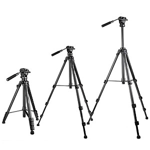 Chân máy tripod YUNTENG VCT-999RM dùng cho máy ảnh và điện thoại (Kèm túi đựng, đầu kẹp xoay 360 độ, remote) - Hàng Chính hãng