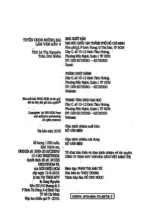 Sách Tuyển Chọn Những Bài Làm Văn Mẫu Lớp 4 (Tái Bản 2018)