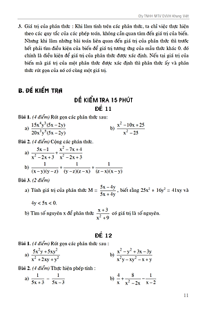 Sách 100 Đề Kiểm Tra Toán 8