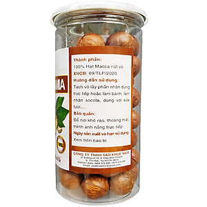 Hạt Macca Nứt Vỏ Nhập Khẩu Bổ Dưỡng Thương Hiệu SK FOOD - Hũ 500G