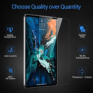 Miếng dán kính cường lực cho iPad Pro 11 inch 2018 Mercury H+ Pro - Hàng Chính Hãng