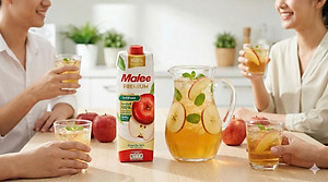 COMBO 2 Hộp Nước Ép Táo Malee Premium 1L - Nhập Khẩu Thái Lan