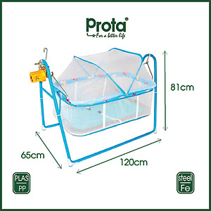 [CHÍNH HÃNG] Nôi điện cho bé cao cấp Prota + Tặng bộ đồng hồ ghép hình– Bảo hành 12 tháng