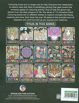 Nature - Adults Colouring Book (Sách tô màu dành cho người lớn: Thiên Nhiên)