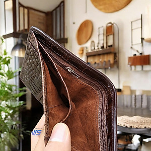 Bóp Cá Sấu Dáng Đứng. GÙ LỚN NGUYÊN CON CHẮC CHẮN