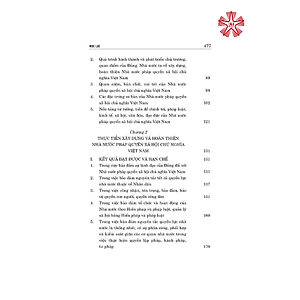 Tiếp tục xây dựng và hoàn thiện nhà nước pháp quyền xã hội chủ nghĩa Việt Nam (bản in 2024)