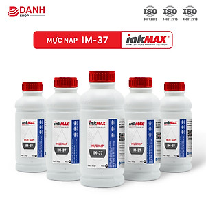 COMBO 5 BÌNH- Mực nạp/ đổ InkMAX IM37 chuyên nạp các dòng HP 35A, 36A, 78A, 83A, 85A, 88A. – Canon LBP CRG 312, 325, 328, 327, 26a, 48a, 79a, 76a, 337-HÀNG CHÍNH HÃNG