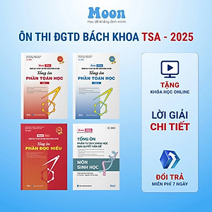 [ TSA 2025 ] Sách Đánh giá tư duy đại học Bách Khoa Hà Nội Moonbook
