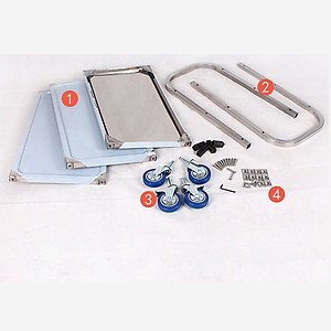 Xe đẩy inox ba tầng nhà hàng AF08165