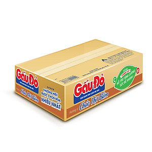 Thùng 50 Gói Cháo Gấu Đỏ Thịt Bằm 50g