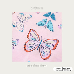 Váy cho bé gái Bigfox Miss Meow size đại mùa hè kiểu cộc tay chất cotton style Hàn cỡ 3,6,9,10,11 tuổi 30kg 40kg 1947