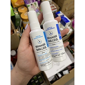 Set 3 lọ xịt mọc tóc Minoxidil Bailleul Pháp, 2%