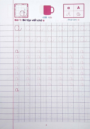 Chuẩn Bị Cho Bé Vào Lớp 1 - Tập Viết Chữ Cái (Tái Bản)