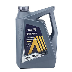Dầu Nhớt Bán Tổng Hợp AISIN Econtech+ SP 10W40 4 Lít ESSNP1044P - Nhập Khẩu Chính Hãng