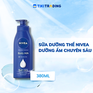 Sữa Dưỡng Thể NIVEA Dưỡng Ẩm Chuyên Sâu 48H | Thấm Nhanh (380 ml) - 98940