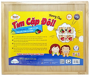 Đồ Chơi Gỗ - Tìm Cặp Đôi Gỗ