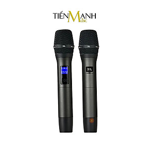 Bộ 2 Micro Không Dây JBL VM200 - Mic Cầm Tay Vocal Microphone Karaoke Wireless Hàng Chính Hãng - Kèm Móng Gẩy DreamMaker