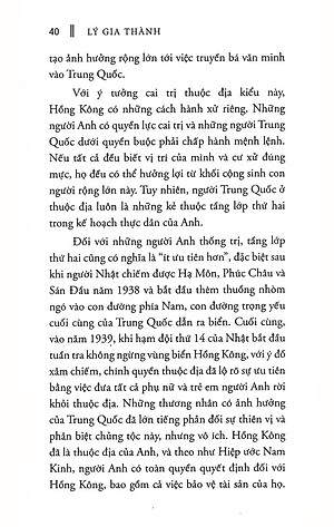Sách Lý Gia Thành – “Ông Chủ Của Những Ông Chủ” Trong Giới Kinh Doanh Hồng Kông (Tái Bản)