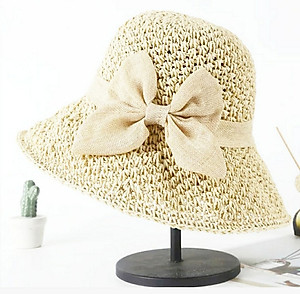 Mũ rộng vành chống nắng đi biển gấp gọn. Nón rộng vành chống nắng đi biển gấp gọn. Mũ đi biển rộng vành. Nón đi biển rộng vành chống tia UV thời trang Hàn Quốc dona21033017