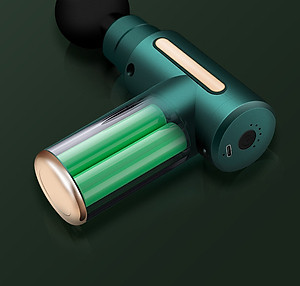 Máy Massage Cầm Tay Mini Đầu Nhôm 4 Đầu 6 Chế Độ Cao Cấp